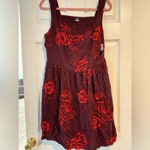 Old Navy Maroon Dress Size Large NWT